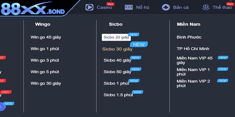 Xổ số sicbo là một hình thức cá cược mới lạ và thú vị