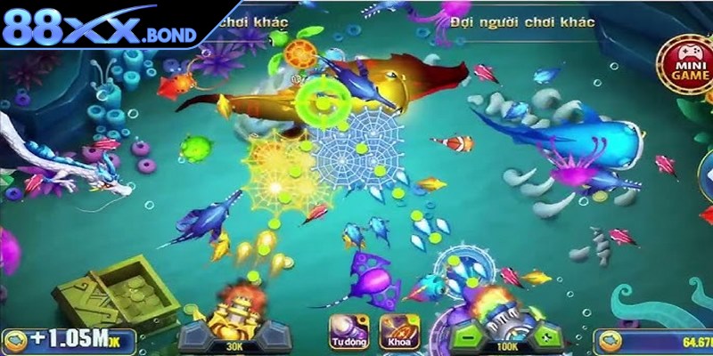 Bắn cá đổi thưởng được thiết kế với giao diện chỉn chu