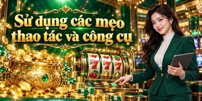 Sử dụng các mẹo thao tác và công cụ hỗ trợ