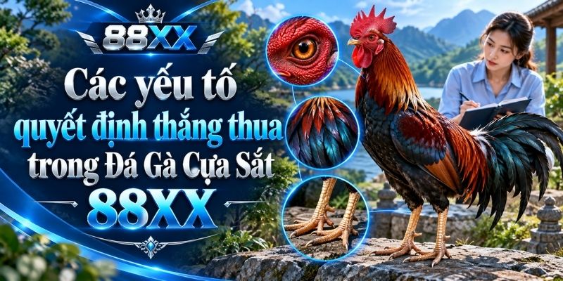 Các yếu tố quyết định thắng thua trong Đá Gà Cựa Sắt 88XX
