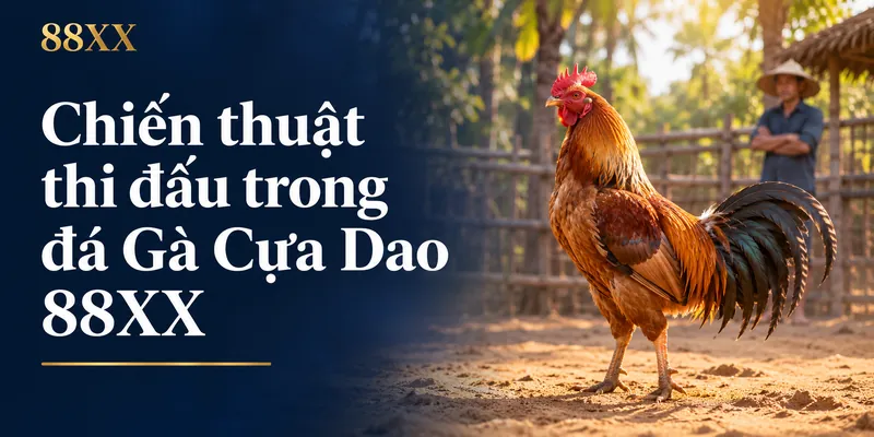 Chiến thuật thi đấu trong đá Gà Cựa Dao 88XX